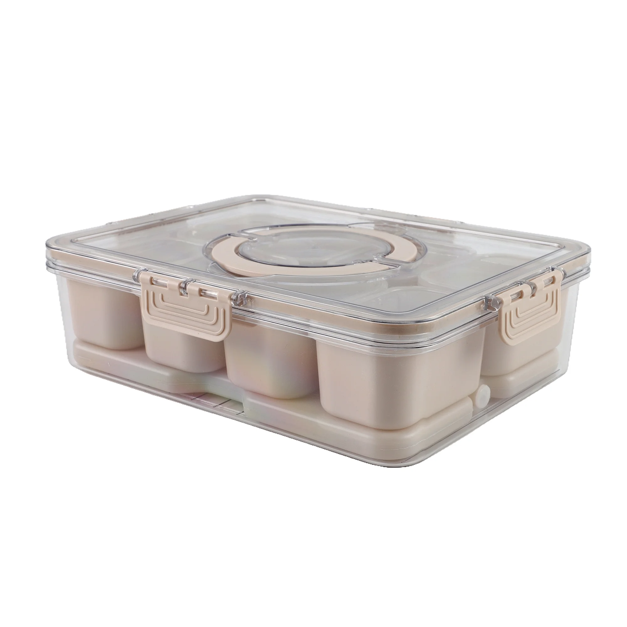 Meal Prep Or Prep Meal - 8-Compartment Snack Box Food Storage Container