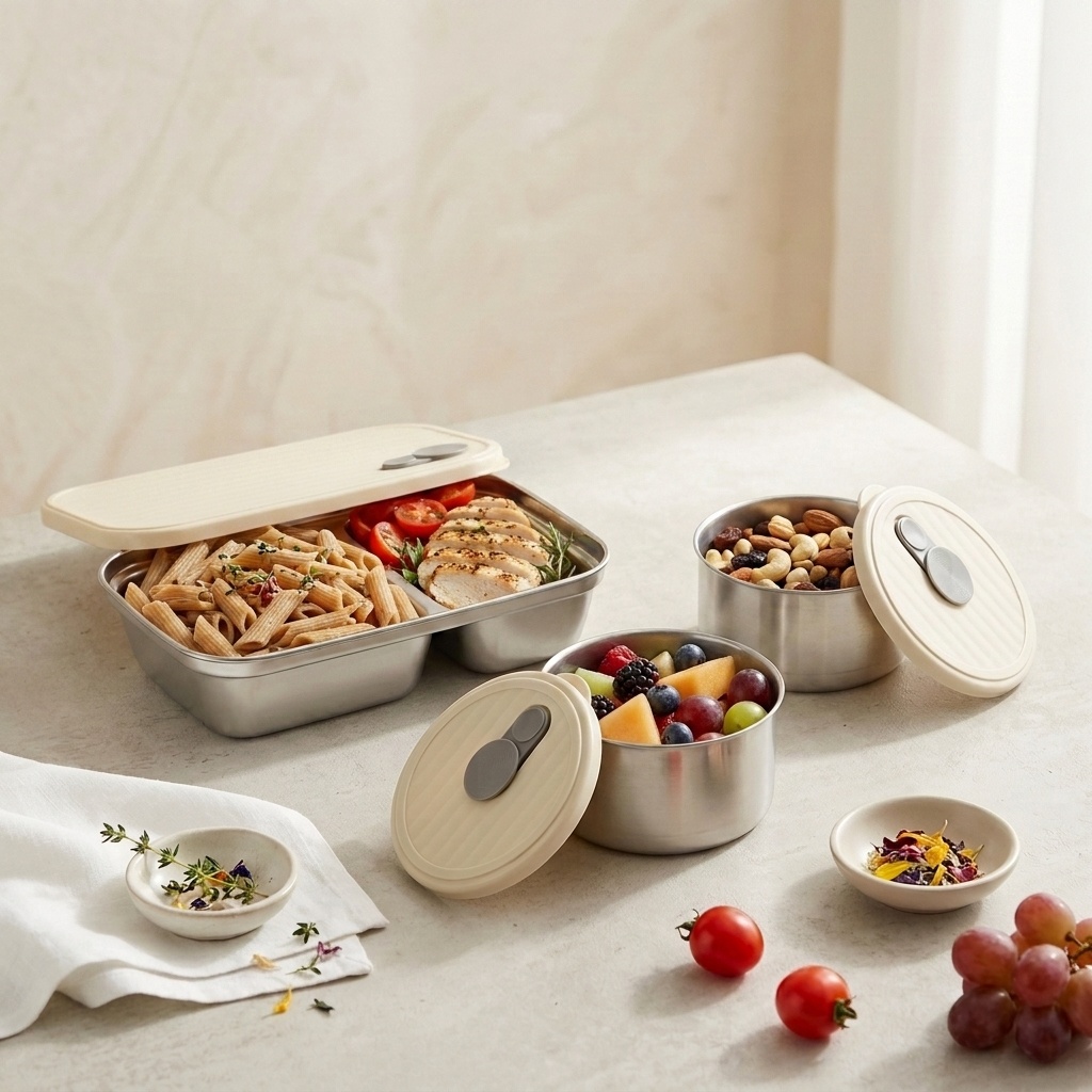 Microwave Safe 304 Stainless S – обзор и цена Meal Prep Kit
