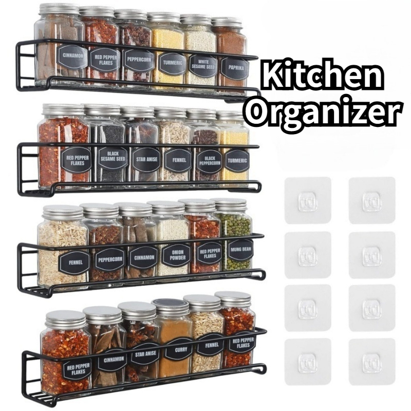 2PCS Kitchen Spice Rack Metal  – обзор и цена Spice Jar Labels