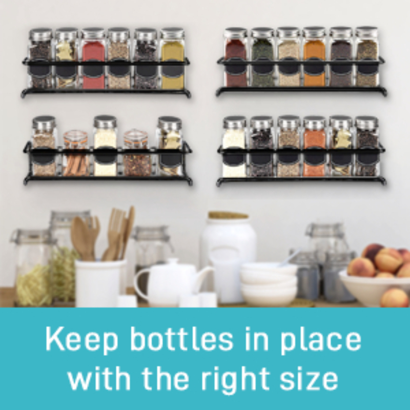 2PCS Kitchen Spice Rack Metal  – обзор и цена Spice Jar Labels