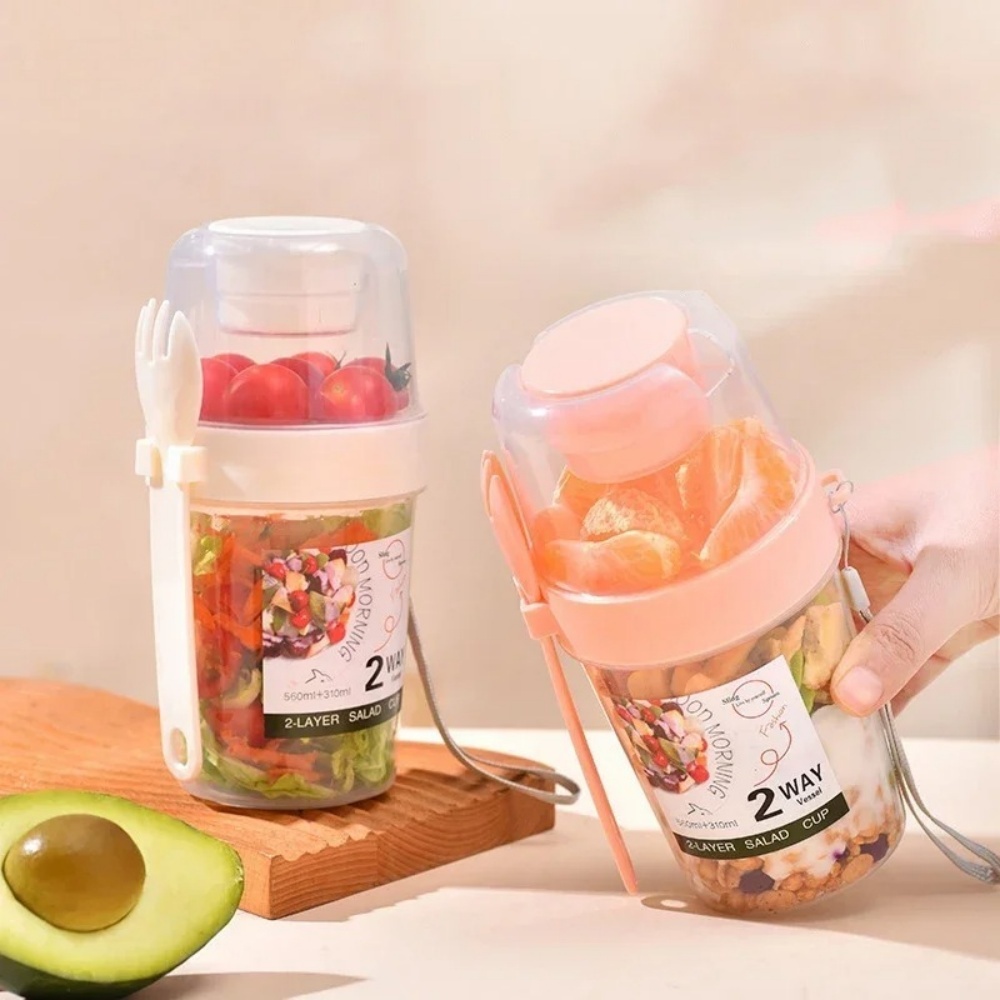 Portable Salad Cup Breakfast C – обзор и цена Meal Prep Kit