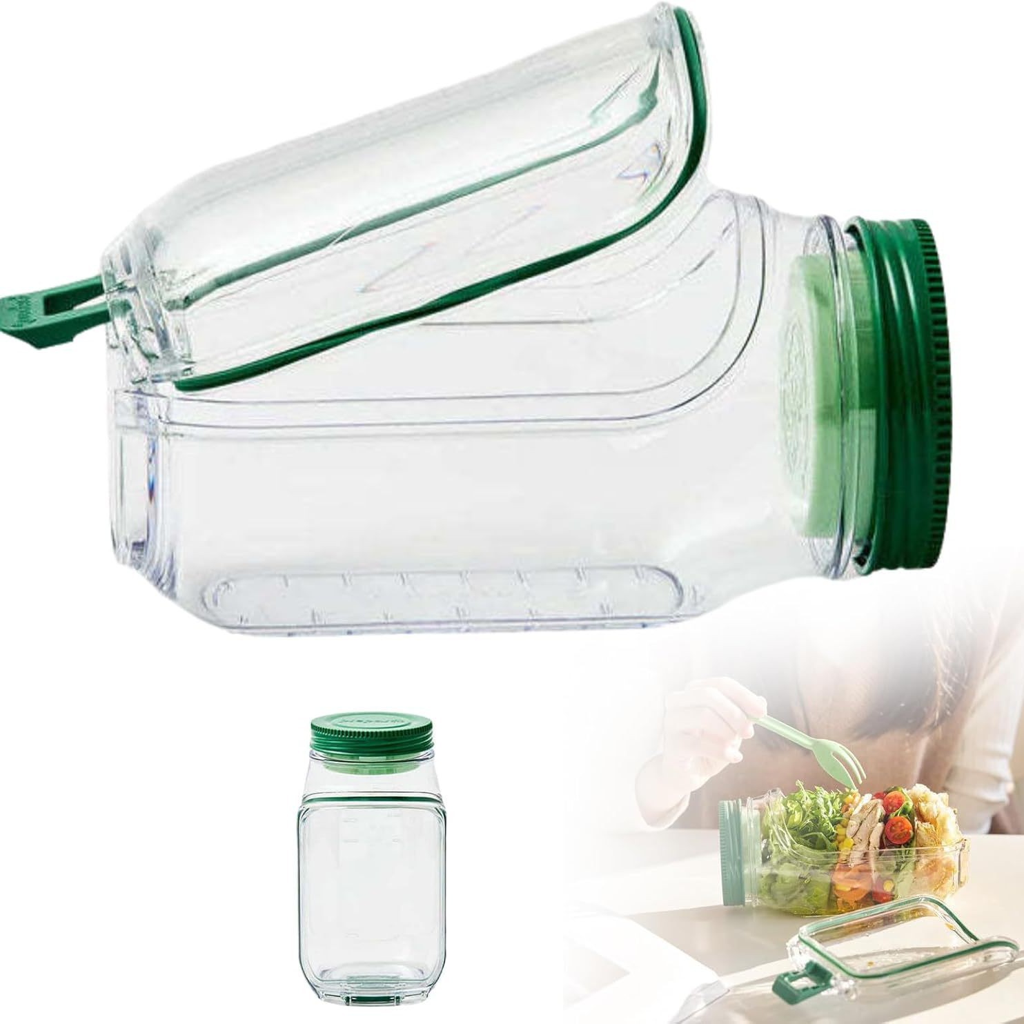 Salad Pod Salad Jars with Lids – обзор и цена Meal Prep Jar Salad