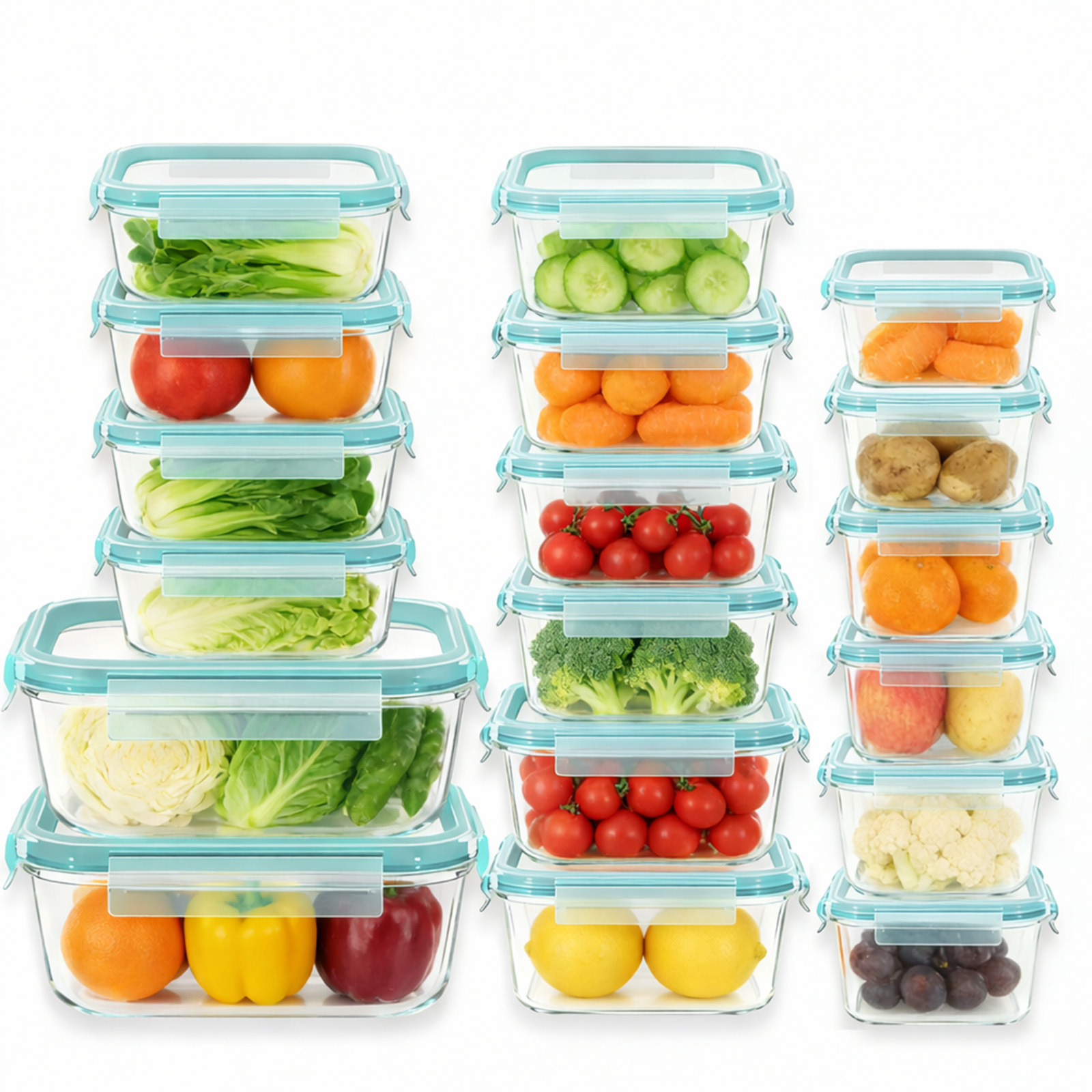18Pcs Glass Food Storage Conta – обзор и цена Meal Prep Containers Xl