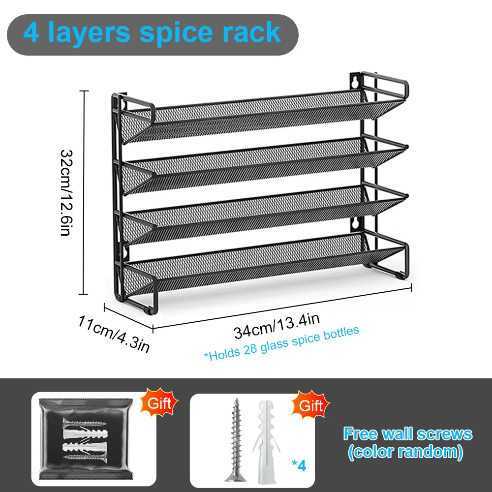 3/4 Tiers Kitchen Spice Jars O – обзор и цена Spice Jar Labels