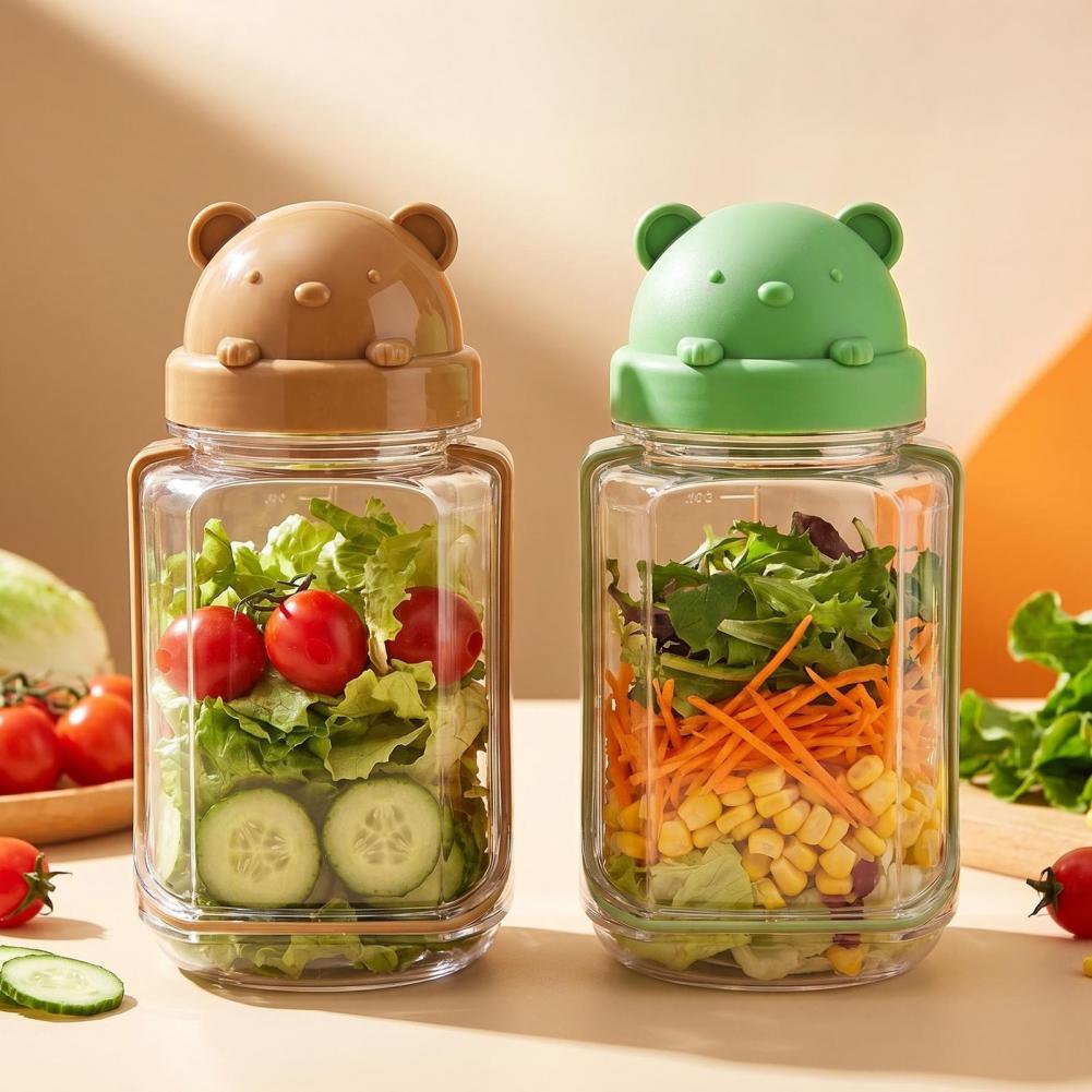 Upgrade Sealed Plastic Salad C – обзор и цена Meal Prep Jar Salad