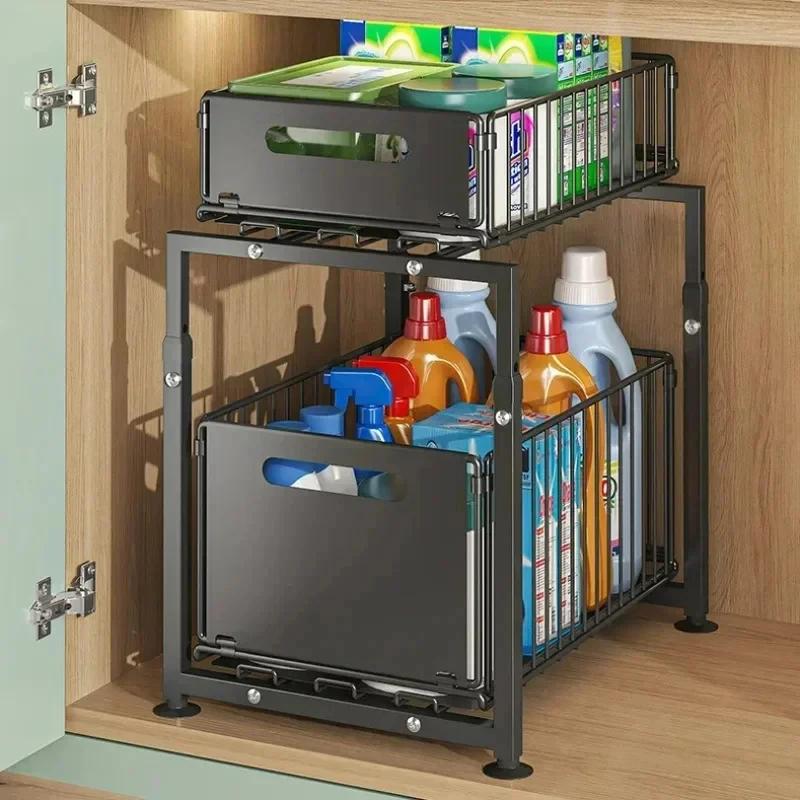 2 Tier Under Sink Organizer Pu – обзор и цена Spice Jar Labels