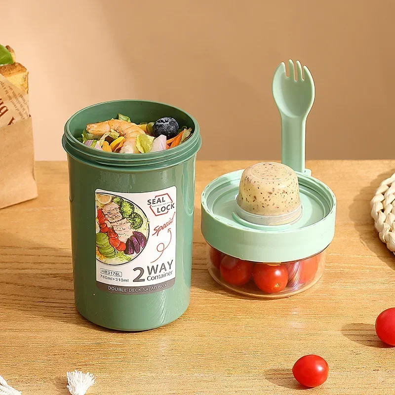 Bento Lunch Box Salad Oatmeal  – обзор и цена Meal Prep Kit