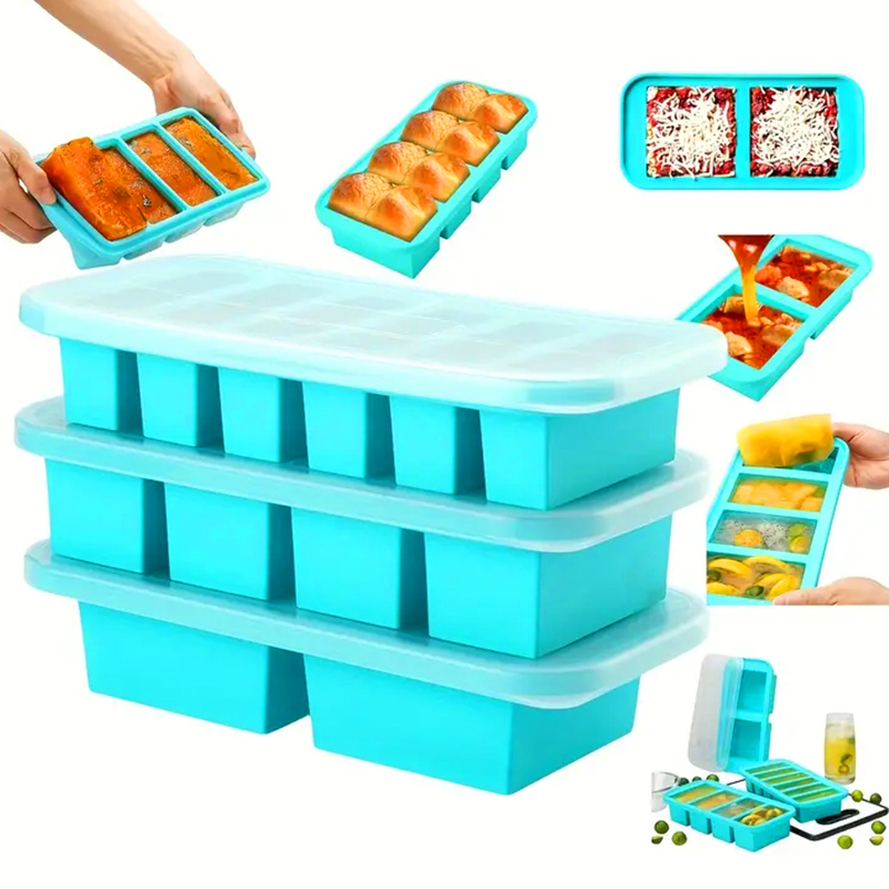 2 or 3-piece Silicone Freezer  – обзор и цена Meal Prep Or Prep Meal