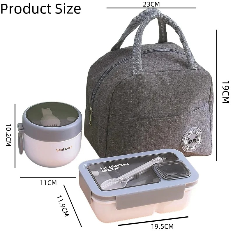 3-Piece Leakproof Lunch Contai – обзор и цена Meal Prep Kit