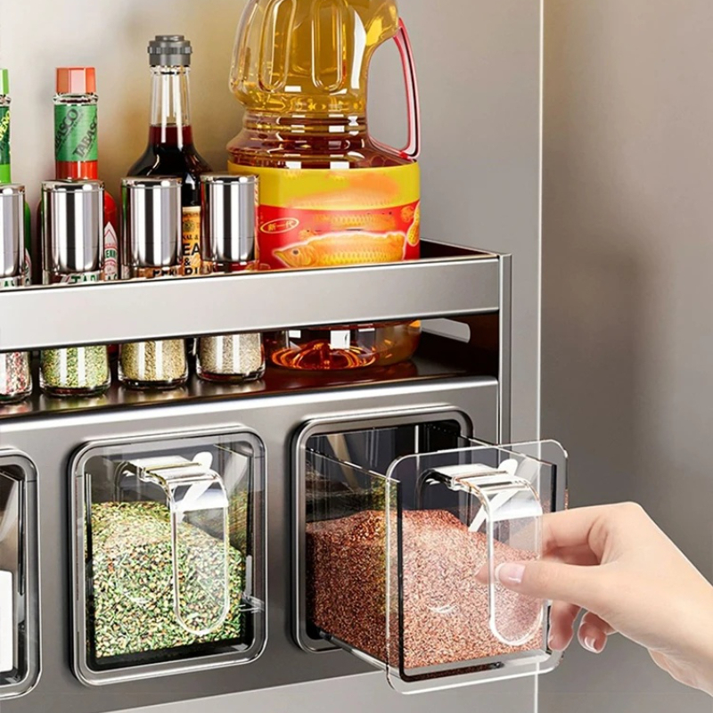 Kitchen wall storage organizer – обзор и цена Spice Jar Labels