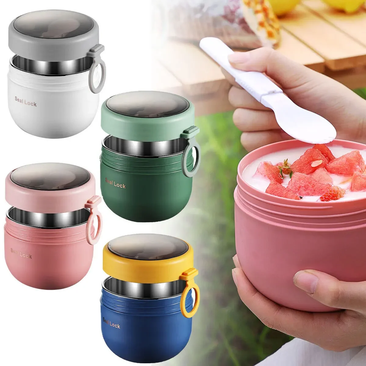 600ml/800ml  Breakfast Cups wi – обзор и цена Meal Prep Kit