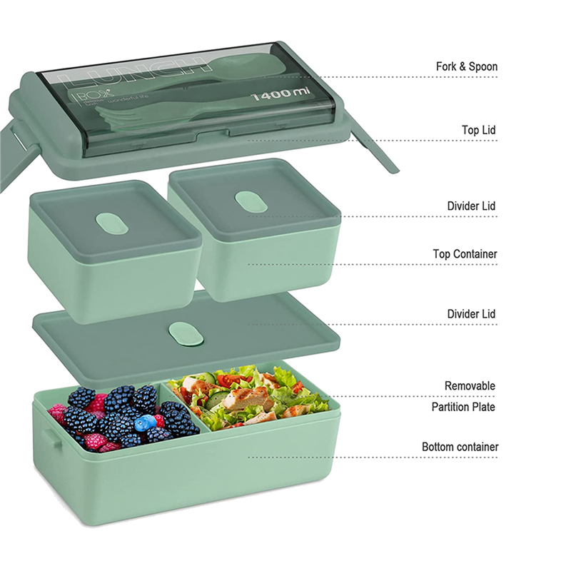 ABXF-2X Bento Box Kit, 47.35OZ – обзор и цена Meal Prep Kit