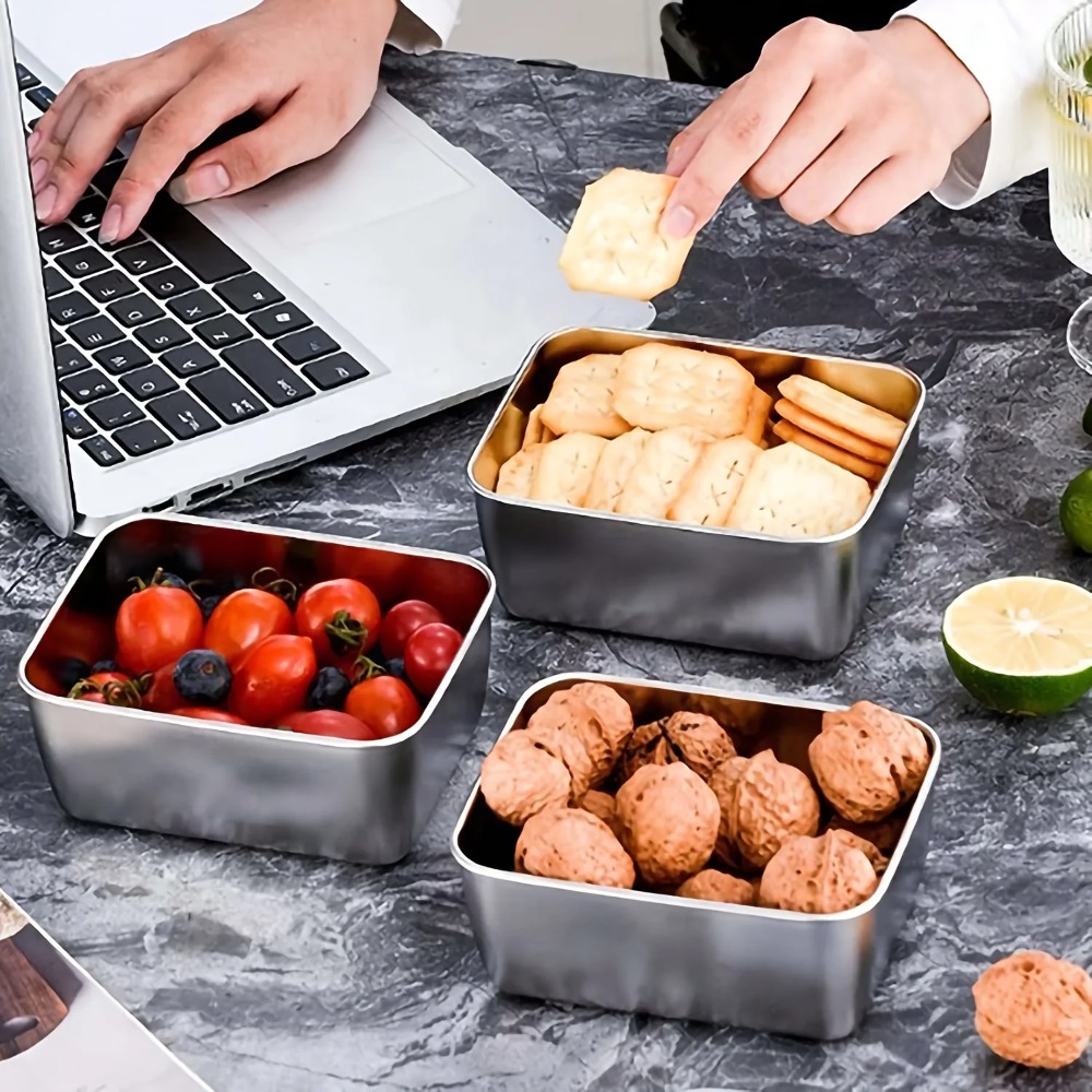 6Pcs Stainless Steel Food Cont – обзор и цена Meal Prep Kit