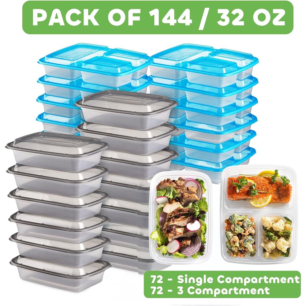 144-Count 32 Oz Meal Prep Cont – обзор и цена Meal Prep Or Prep Meal