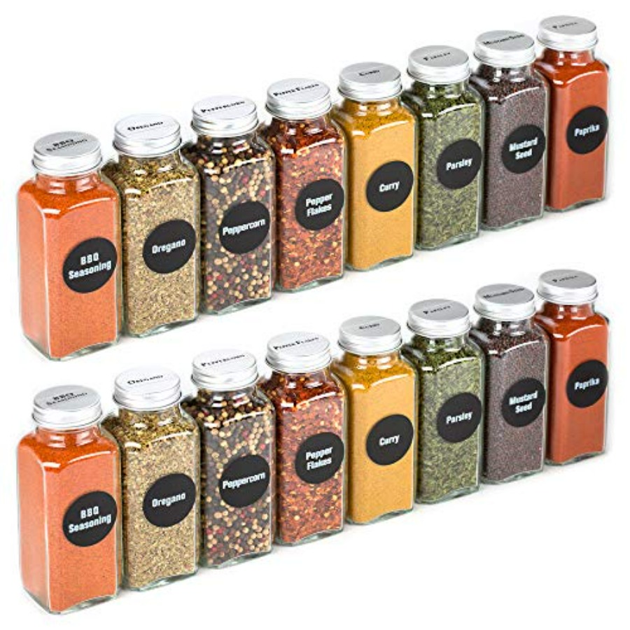 8 Extra Large, 8oz, BEST VALUE – обзор и цена Spice Jar Labels