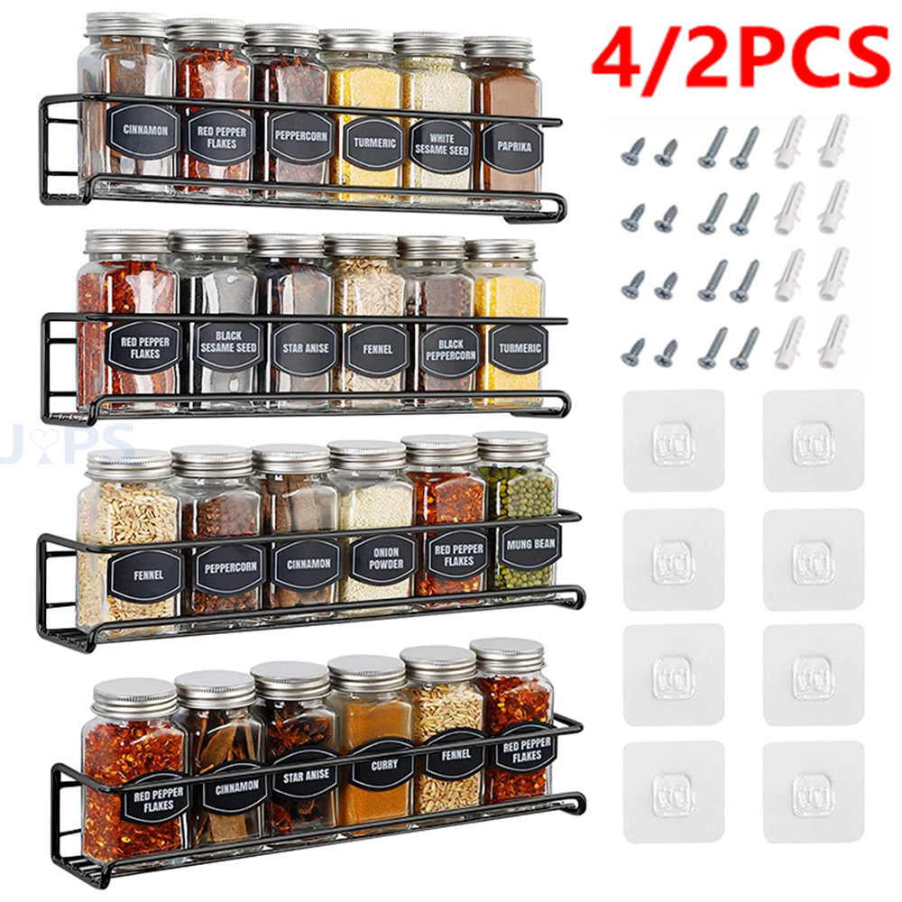 4/2PCS Spice Rack Organizer Wa – обзор и цена Spice Jar Labels