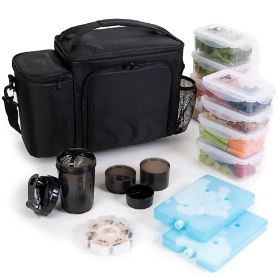 Large Black Meal Prep Lunch Ba – обзор и цена Meal Prep Containers Xl