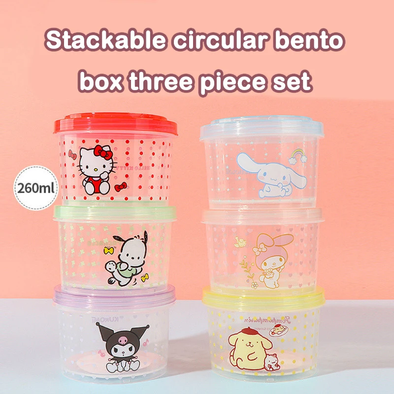 Cute Kitty Stackable Food Cont – обзор и цена Meal Prep Kit