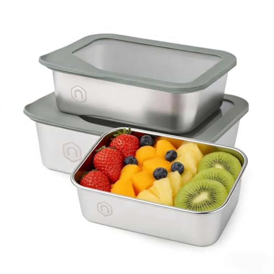 3PCS Stainless Steel Food Stor – обзор и цена Meal Prep Kit