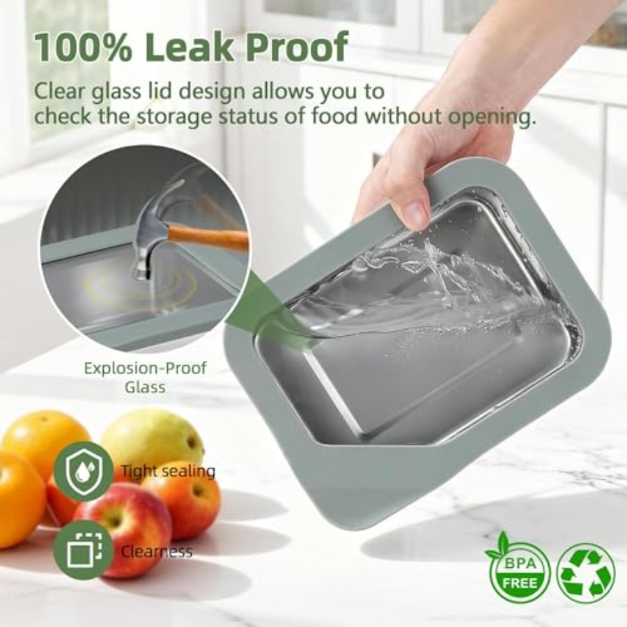3PCS Stainless Steel Food Stor – обзор и цена Meal Prep Kit